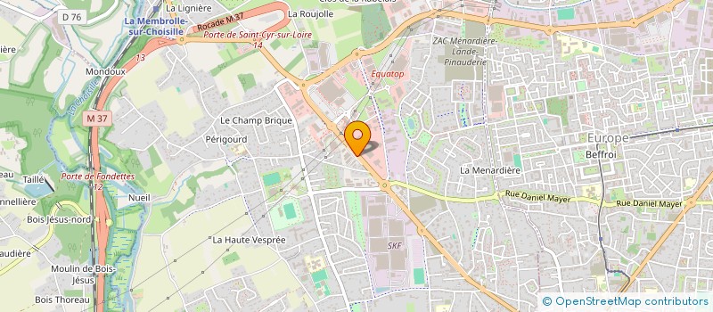 localisation de l'entreprise SCI BIARRITZ à SAINT-CYR-SUR-LOIRE