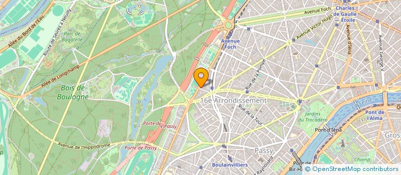 localisation de l'entreprise SCI BIARRITZ  PARIS