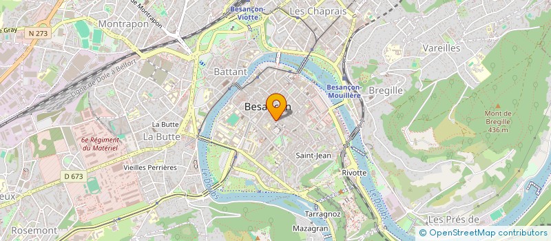 localisation de l'entreprise SCI BIARRITZ  BESANCON