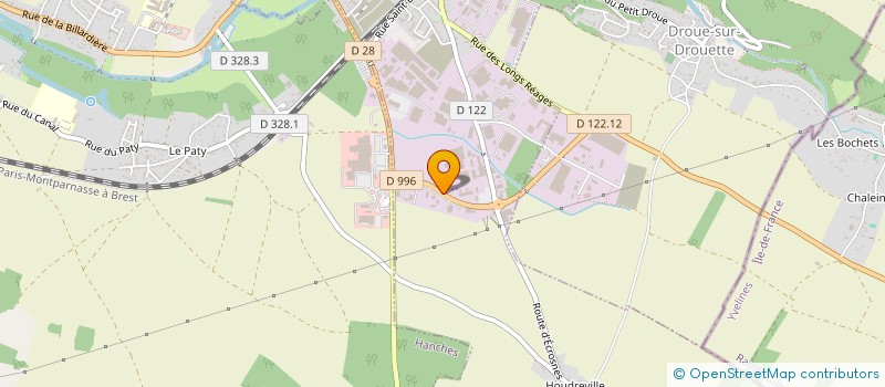 localisation de l'entreprise SCI BIARROTE à EPERNON