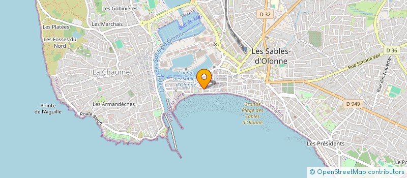 localisation de l'entreprise SCI BIASINI-RONFLE à LES SABLES-D'OLONNE