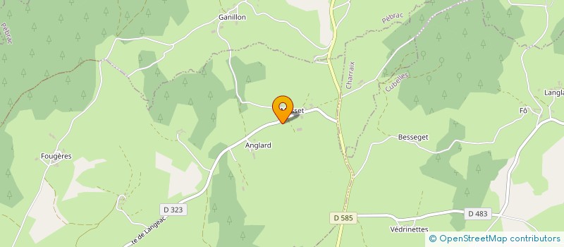 localisation de l'entreprise SCI BIASSE  ESPLANTAS-VAZEILLES