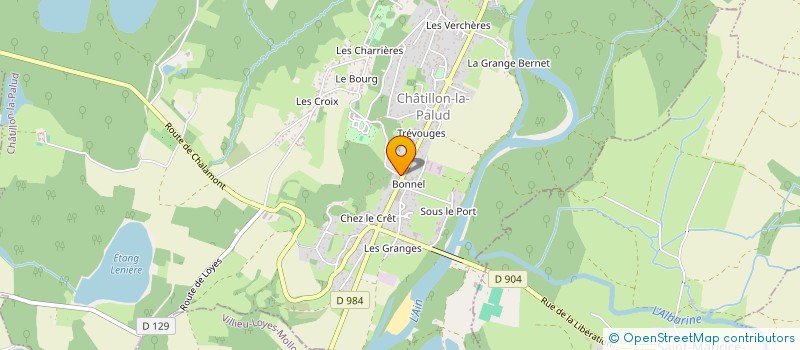 localisation de l'entreprise SCI BIATCH à CHATILLON-LA-PALUD