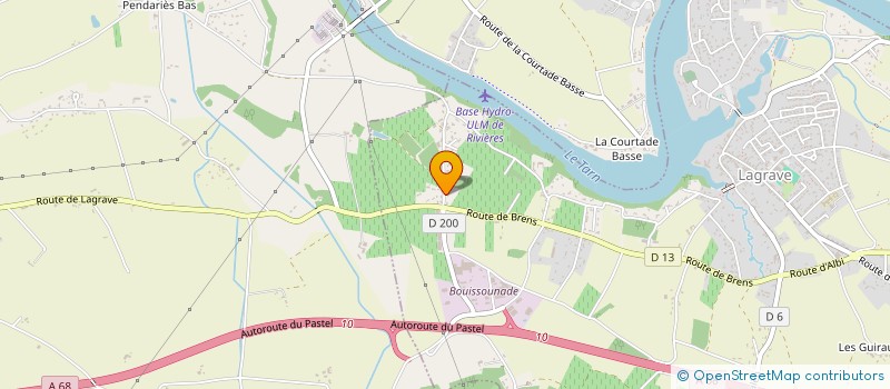 localisation de l'entreprise SCI BIAU ACL  LAGRAVE