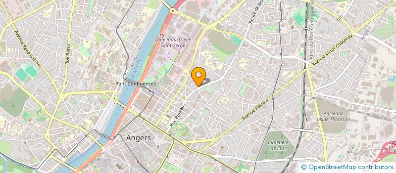 localisation de l'entreprise SCI BIB & CO II à ANGERS