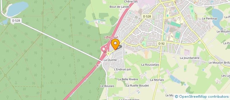 localisation de l'entreprise SCI BIBA  LIFFRE