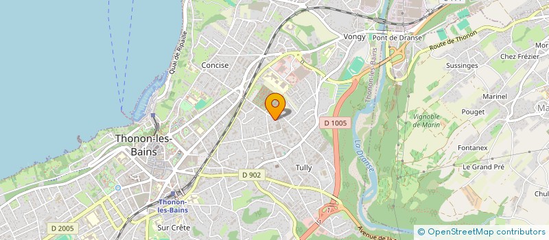 localisation de l'entreprise SCI BIBALA à THONON-LES-BAINS
