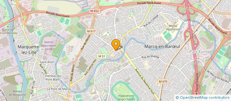 localisation de l'entreprise SCI BIBAN à MARCQ-EN-BARŒUL