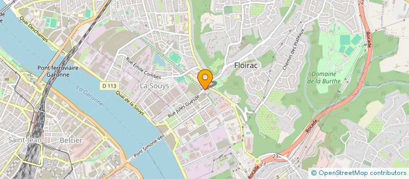 localisation de l'entreprise SCI BIBARD  FLOIRAC