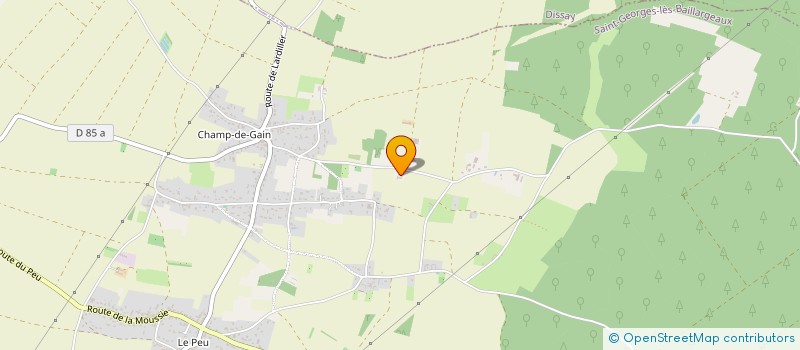 localisation de l'entreprise SCI BIBARD à DISSAY