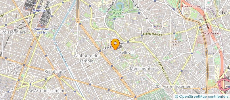 localisation de l'entreprise SCI BIBERNOS  PARIS