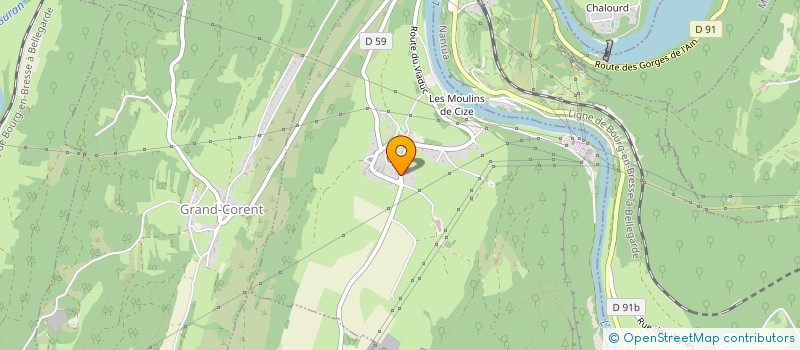 localisation de l'entreprise SCI BIBET  CIZE