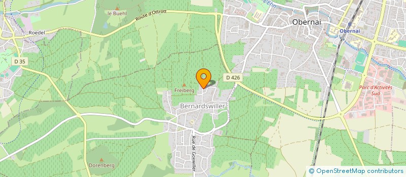 localisation de l'entreprise SCI BIBEUCH  BERNARDSWILLER