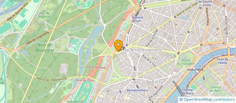 localisation de l'entreprise SCI BIBI à PARIS