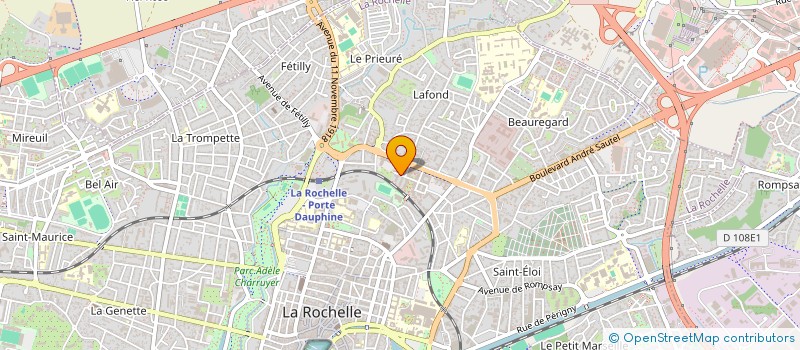 localisation de l'entreprise SCI BIBI  LA ROCHELLE