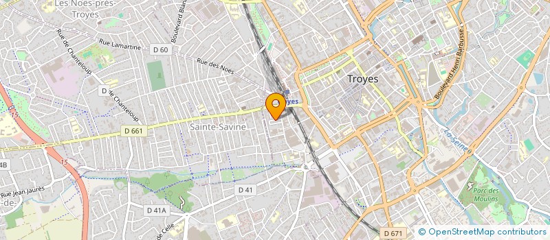 localisation de l'entreprise SCI BIBIANA à TROYES