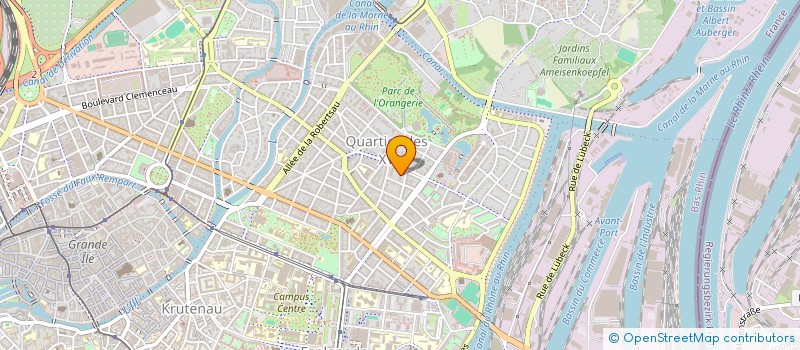 localisation de l'entreprise SCI BIBLIN à STRASBOURG