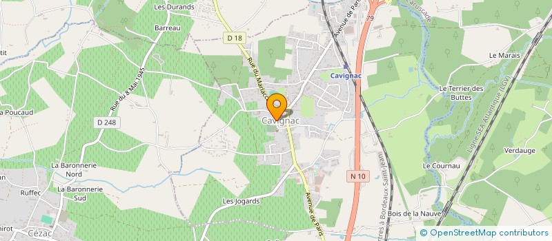 localisation de l'entreprise SCI BIBLOSS à CAVIGNAC