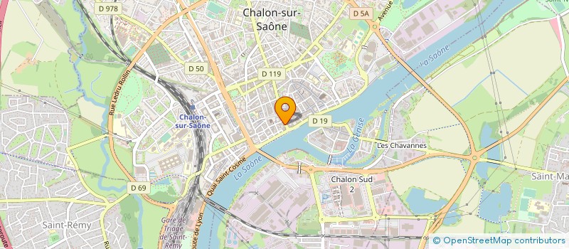 localisation de l'entreprise SCI BIBOLORE  CHALON-SUR-SAONE
