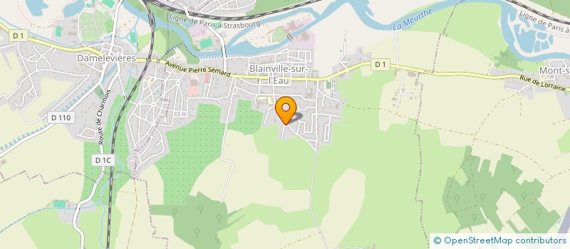 localisation de l'entreprise SCI BIBOP  BLAINVILLE-SUR-L'EAU