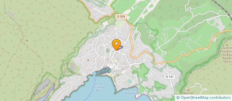 localisation de l'entreprise SCI BIBOU à CASSIS