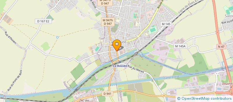 localisation de l'entreprise SCI BIBOU  LA BASSEE