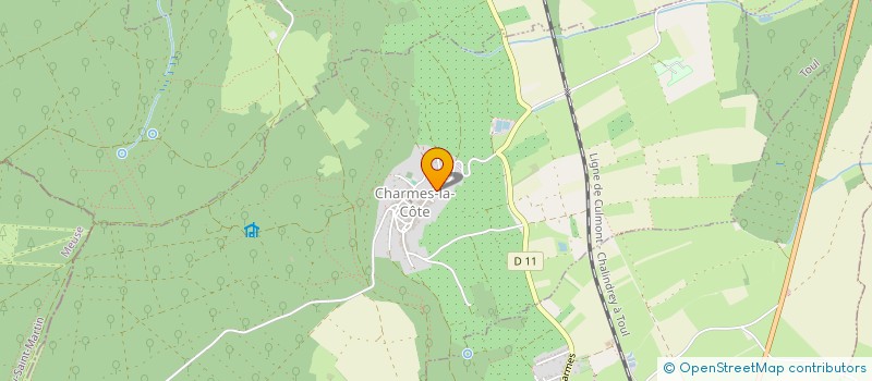 localisation de l'entreprise SCI BIBOU  CHARMES-LA-COTE