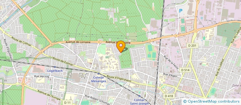 localisation de l'entreprise SCI BIBOU  COLMAR