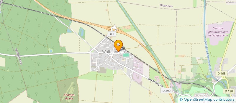localisation de l'entreprise SCI BIBOUH  WOLFGANTZEN