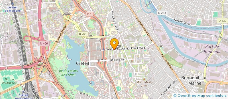 localisation de l'entreprise SCI BIBOUNE à CRETEIL