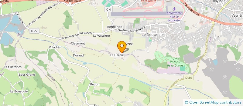 localisation de l'entreprise SCI BIBOUNOUS  LE SEQUESTRE