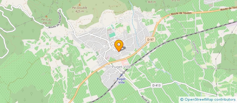 localisation de l'entreprise SCI BIBOUT  PUGET-VILLE