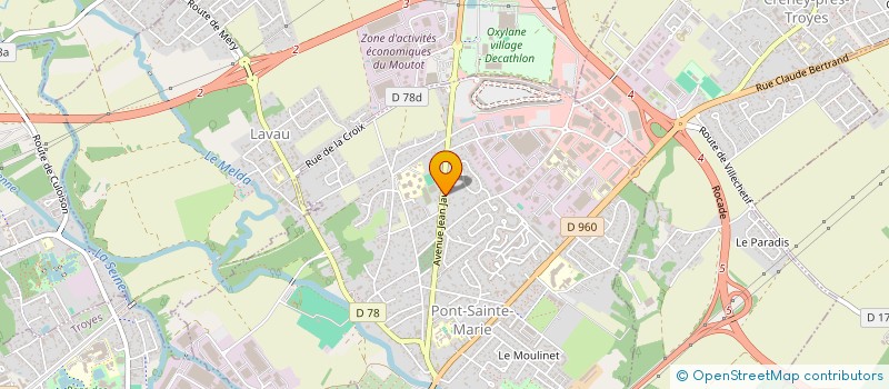 localisation de l'entreprise SCI BICA  PONT-SAINTE-MARIE