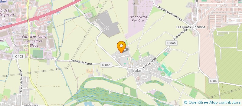 localisation de l'entreprise SCI BICCHIERAY à BEYNOST