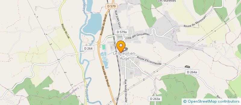 localisation de l'entreprise SCI BICEFL  LE BREUIL-EN-AUGE