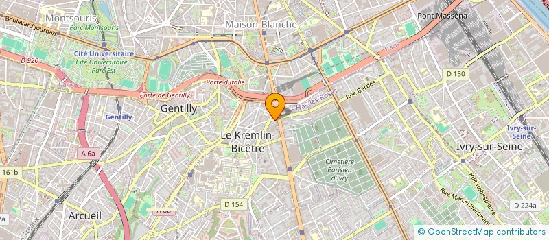 localisation de l'entreprise SCI BICETRE à LE KREMLIN-BICETRE
