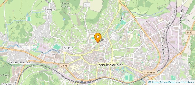 localisation de l'entreprise SCI BICHAT à LONS-LE-SAUNIER