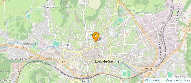 localisation de l'entreprise SCI BICHAT LA MARJORIE  LONS-LE-SAUNIER