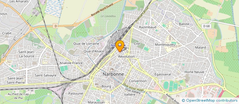 localisation de l'entreprise SCI BICHE à NARBONNE