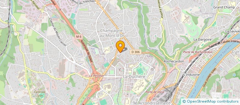 localisation de l'entreprise SCI BICHET  CHAMPAGNE-AU-MONT-D OR