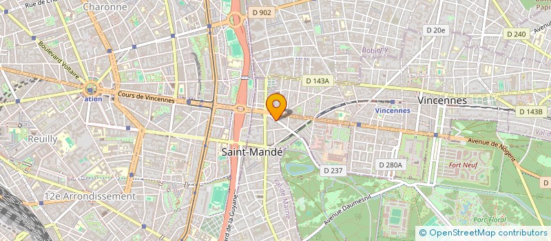 localisation de l'entreprise SCI BICHETTES à SAINT-MANDE