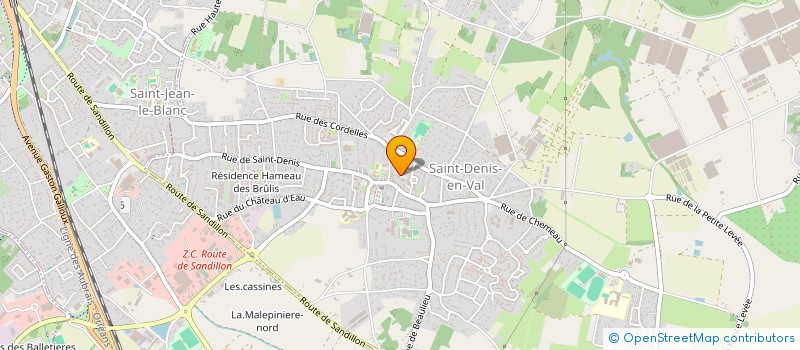 localisation de l'entreprise SCI BICHON-MASSAT à SAINT-DENIS-EN-VAL