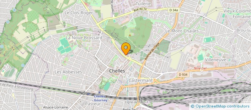 localisation de l'entreprise SCI BICKARD  CHELLES