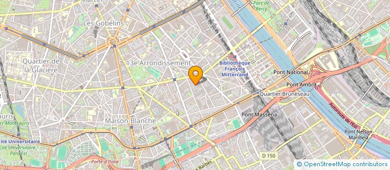 localisation de l'entreprise SCI BICLOUS NOMADES  PARIS