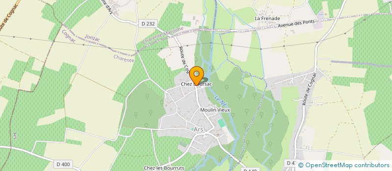 localisation de l'entreprise SCI BICOU à ARS