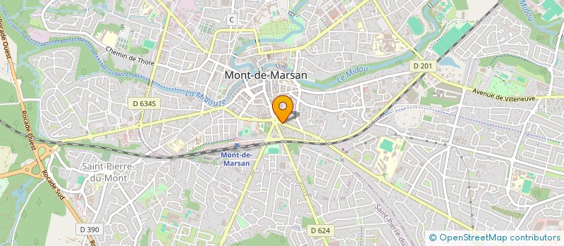 localisation de l'entreprise SCI BICOUNETTES à MONT-DE-MARSAN
