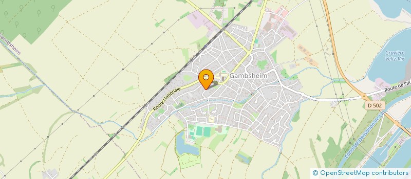 localisation de l'entreprise SCI BICUSPID  GAMBSHEIM