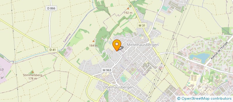 localisation de l'entreprise SCI BIDAGHORE  OBERHAUSBERGEN