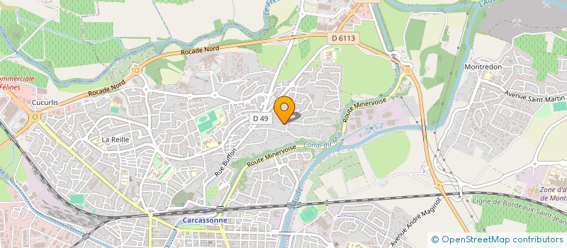 localisation de l'entreprise SCI BIDANOK à CARCASSONNE