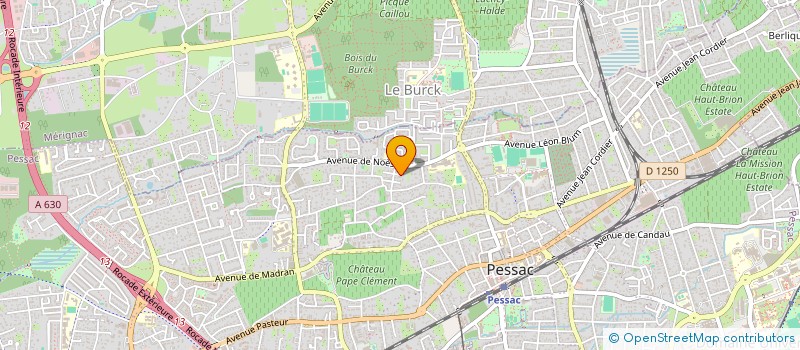 localisation de l'entreprise SCI BIDARON  PESSAC